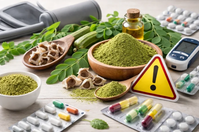 اضرار المورينجا و تداخلات الدوائية
